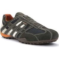 Geox U4207L 02214 Sneakers Man Black men\'s Walking Boots in black