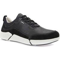 Geox U721QA 08522 Sneakers Man Black men\'s Walking Boots in black
