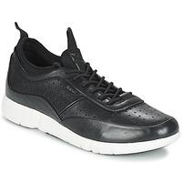 geox brattley b mens shoes trainers in black