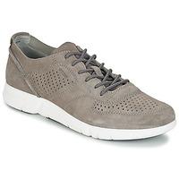 geox brattley a mens shoes trainers in grey