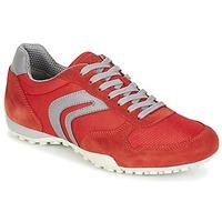 Geox SNAKE C men\'s Shoes (Trainers) in red