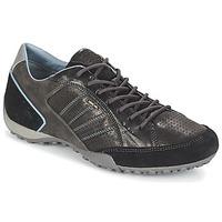 geox snake a mens shoes trainers in black