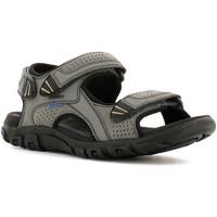 geox u6224c 0au50 sandals man grey mens sandals in grey