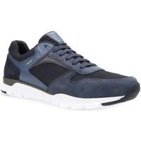 Geox U722GA 01122 Sneakers Man Blue men\'s Walking Boots in blue