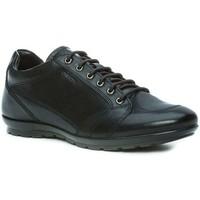 Geox U34A5D 00043 Sneakers Man Black men\'s Walking Boots in black