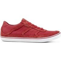 geox u72r3b 01022 sneakers man red mens shoes trainers in red