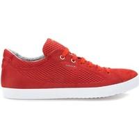 Geox U72X2B 01422 Sneakers Man Red men\'s Walking Boots in red