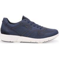 Geox U641PA 00032 Sneakers Man Blue men\'s Walking Boots in blue