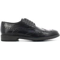 Geox U54Y7C 00046 Lace-up heels Man Black men\'s Casual Shoes in black