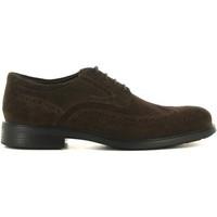 Geox U34R2B 00022 Lace-up heels Man Brown men\'s Casual Shoes in brown