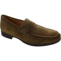 geox u besmington g mens loafers casual shoes in brown