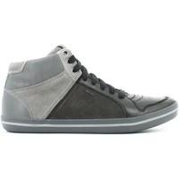 geox u54r3e 04322 sneakers man mens shoes high top trainers in black