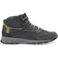 Geox U620MA 0FVQG Sneakers Man Grey men\'s Shoes (High-top Trainers) in grey