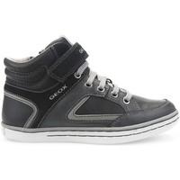 geox j64b6a 0bccl sneakers kid mens shoes high top trainers in black