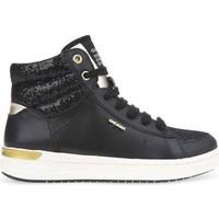 Geox J641ZE 0BCEW Sneakers Kid Black men\'s Shoes (High-top Trainers) in black