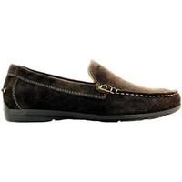 geox u simon a mens loafers casual shoes in brown