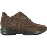geox u4356h 00022 shoes with laces man brown mens walking boots in bro ...