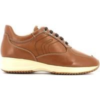 geox u4162g 00043 shoes with laces man mens casual shoes in brown
