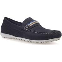Geox U7207F 00022 Mocassins Man Blue men\'s Loafers / Casual Shoes in blue