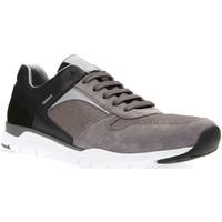 geox u722ga 01122 sneakers man grey mens walking boots in grey