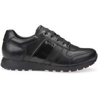 geox u641ra 00043 sneakers man black mens walking boots in black