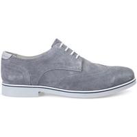 Geox U620TA 00022 Lace-up heels Man Grey men\'s Casual Shoes in grey
