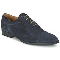 geox new life c mens smart formal shoes in blue