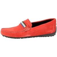 Geox Shoes U Snake Red U7207F 00022 C7000 men\'s Loafers / Casual Shoes in red