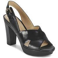 geox heritage b womens sandals in black
