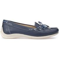 Geox D6455A 00085 Mocassins Women Blue women\'s Loafers / Casual Shoes in blue