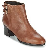 geox erikah b womens low ankle boots in brown