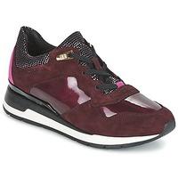 geox shahira womens shoes trainers in red