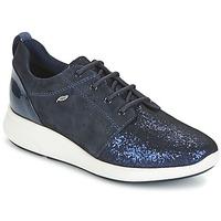 geox ophira womens shoes trainers in blue