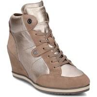 Geox Illusion women\'s Low Ankle Boots in Silver