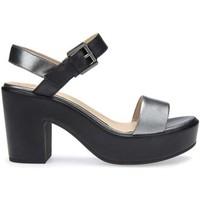 Geox D724SA 0AJ54 High heeled sandals Women Black women\'s Sandals in black
