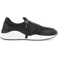 Geox D640SC 01585 Sneakers Women Black women\'s Walking Boots in black