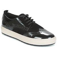 geox d breeda womens casual shoes in black