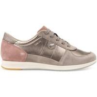 geox d52h5b 0aj22 sneakers women beige womens shoes trainers in beige