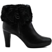 geox inspiration womens mid boots in black