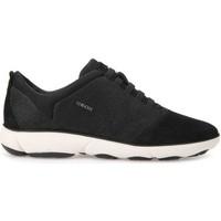 Geox D641EG 0EW22 Sneakers Women Black women\'s Walking Boots in black