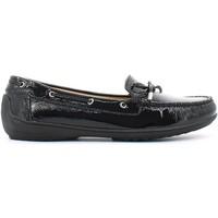 Geox D54M6B 00067 Mocassins Women women\'s Loafers / Casual Shoes in black