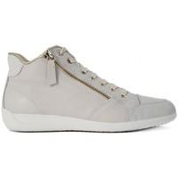 geox myria a womens shoes high top trainers in multicolour