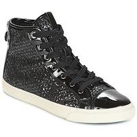 Geox D NEW CLUB women\'s Shoes (High-top Trainers) in black