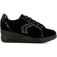 geox d5430a 021hh sneakers women womens shoes trainers in black