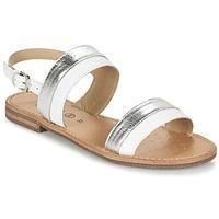 Geox D SOZY F women\'s Sandals in white