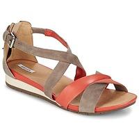 geox d formosa a womens sandals in orange