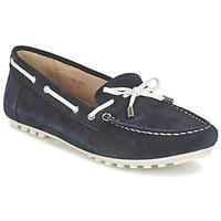 Geox D LEELYAN A women\'s Loafers / Casual Shoes in blue