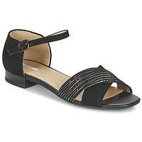 geox d wistrey sand b womens sandals in black