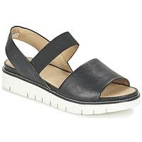 geox d darline c womens sandals in black