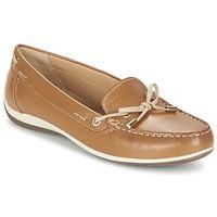 Geox D YUKI A women\'s Loafers / Casual Shoes in brown